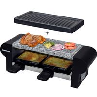 raclette dla 2 osób | mini raclette | kamienny talerz | emaliowany Glarus A-goods