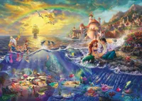 1000 Teile Schmidt Spiele Puzzle Thomas Kinkade Disney Arielle 59479