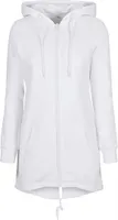 Build Your Brand BY148 | Damen Jacke Sweat Parka - Farbe: White - Größe: S