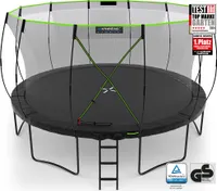 KINETIC SPORTS Premium Outdoor Trampolin 'Ultimate Pro' für Kinder und Erwachsene Ø 244/305/366/427 cm – bis zu 160 kg