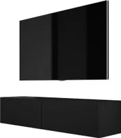TV-SCHRANK : matná černá, 140 x 34 x 32 cm