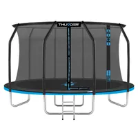 THUNDER® | ULTRA 14FT BLUE | Gartentrampolin | 427 cm | Innennetz | Wetterfest