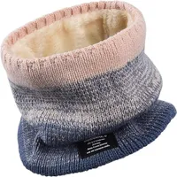 ALSTER HERZ® Halswärmer,  Rosa, Loopschal, Halsschal, Schlauchschal mit Fleece-Futter, A0501
