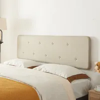 Kopfteil ‘Tokke’ Polsterpaneel 180 x 48 cm Beige