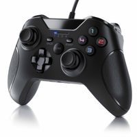 CSL Gamepad für PC und PS3 im Xbox-Design Controller mit hochwertigen Analogsticks