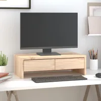 Podstawka pod monitor 50x27x15 cm z litego drewna sosnowego