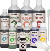 BioBizz Dünger All-Star Try Pack Big All Extrem - Grow Anbau Indoor Outdoor NaturdüngerStarter Orchideen Zimmerpflanzen