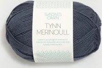Sandnes Tynn Merinoull 50g 6071 blue grey