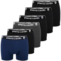 Pierre Cardin Boxershorts Herren 6er Pack XL Baumwoll Passform Atmungsaktiv Unterwäsche Unterhosen Männer Men Retroshorts - XL