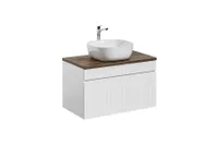 Szafka pod umywalkę ICONIC WHITE 82 80cm biała