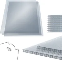ECD Německo 14x dvouplášťová deska, 4mm polykarbonát, 121x60,5 cm, 10,24 m²
