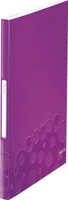 LEITZ WOW Sichtbuch DIN A4, 40 Hüllen violett-metallic