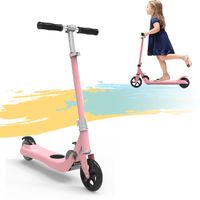 NewHover Elektroroller E Roller Kick Roller 100 W  | 6 km / h für Kinder 5.5 Zoll Rosa
