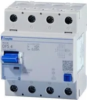 DOEPKE FI-Schutzsch.40A DFS4A040-4/0,03-A Typ A 4-polig 30mA 230/400V DFS4-040-4/0,03-A (09134901)