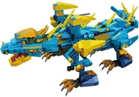 Mould King 13150 Drache hellblau ferngesteuert Klemmbausteine 515+pcs Spielzeug Bausatz-NEU