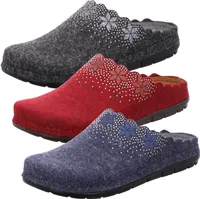 Rohde Damen Pantoffel Softfilz Hausschuh Rodigo-D 6188, Größe:41 EU, Farbe:Rot
