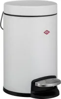 WESCO Kosmetikeimer 113 WEISS MATT mit 3 Liter Abfallvolumen und Fußtritt / Badeimer / Standabfallbehälter