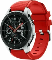 Strap-it Samsung Galaxy Watch 46mm Armband Silikon (Rot)