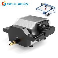 SCULPFUN 30L/Min Air Assist System Luftkompressor Einstellbare Geschwindigkeit Geräuscharm Niedrige Vibration, für Graviermaschinen und Schneidemaschinen