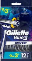Gillette Blue 3 Comfort jednorazowa maszynka do golenia, opakowanie 12 sztuk