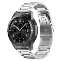 BStrap Stainless Steel Armband für Samsung Galaxy Watch 3 45mm, silver