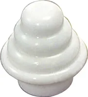 Außenstangen-Anschlussrohr 12 mm.Ø Weiß