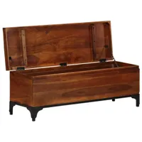 vidaXL Úložná truhlica 110x35x41 cm Akáciové masívne drevo