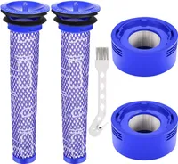 2 Sets MCBOSON Vorfilter und Nachfilter für Dyson V7 V8, Ersatzteile für Dyson DC58 DC59 DC61 DC62 DC74