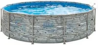ELITE - STONE RAHMEN POOL - 3.66 x 0.91m, Stone design