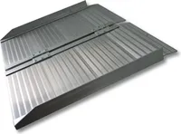 Rollstuhl Rampe Rollstuhlrampe Aluminium klappbar 183 cm bis 270 kg mobil faltbar Flachrampe