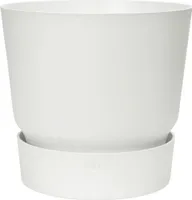Blumentopf Elho Greenville Ø 24,48 cm Weiß Kunststoff