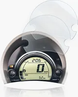 Tachoschutzfolie Displayschutzfolie passend für Yamaha NMAX 155 2013 -2018 Klar