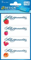 AVERY Zweckform 59546 Marmeladen Etiketten Selbstgemachtes (wiederablösbar) 12 Aufkleber