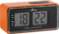 Atlanta 1881/12 Wecker Funk Funkwecker digital orange Licht Snooze Digitalwecker