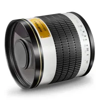 Walimex pro 500/6,3 DSLR Spiegel Objektiv für Canon EF, Kameraobjektiv mit 500 mm Brennweite, Spiegelobjektiv für Vollformat und APS-C Kamera, hochwertiges Kamera Equipment