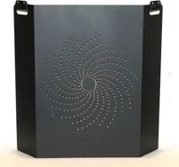 Funkenschutz / Funkenschutzgitter Lienbacher schwarz 3-geteilt 78x80cm