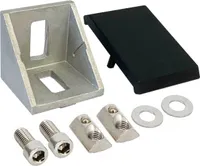 SCHMIDT systemprofile 30x Eckwinkel Nut 8 Aluminium Winkel Profil-Verbinder Eckverbinder Abdeckkappe Aluprofil-Zubehör