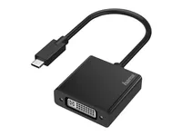 Hama USB C auf DVI Adapter (Monitoradapter 4K Ultra HD, USB C Stecker – DVI Kupplung, kompatibel mit Thunderbolt 3, 4)