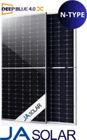 1x  0% 630W BiFazial Solarmodul JA Solar JAM72D42-630/LB Photovoltaik Solarpanel PV SET