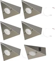 6er Set LED-Unterbauleuchte 4,8 Watt LED Modul 3000K warmweiß
