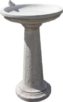 Klassische Vogeltränke aus Steinguss passt perfekt in jeden Vorgarten oder Garten Frostfest Witterungsbeständig und Neu 75cm H, ST-204122