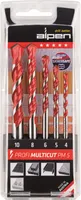 Bohrersatz Profi Multicut 5tlg.4,5,6,8,10mm rd.ALPEN