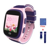 TPFNet Kinder Smartwatch mit Silikon Armband - Smartwatch für Kinder mit SOS und GPS Funktion - Modell SW10 - Rosa