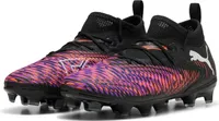 Puma Future 8 Match FG/AG Jr buty piłkarskie dzieci czarny biały świecący czerwony Gr 36