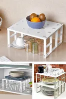 Hermia Concept, 8100, organizer, organizer kuchenny, biały, metal nierdzewny, 27,5 x 31,5 x 15 cm