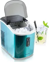 Mulano Design Eiswürfelmaschine Edelstahl Blau MS-17107
