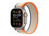 Apple Watch Ultra 2 49mm Orange/Beige Trail Loop - M/L