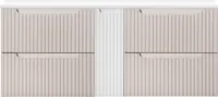 Waschtischunterschrank 140cm, kaschmir und weiß, NEWPORT-56-CASHMERE
