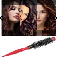 15 mm Haar-Rundbuerste Quiff Roller Comb für DIY Frisur Salon Friseur Runde Haarbuerste Nylon Kamm