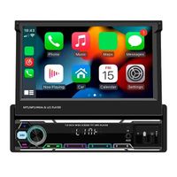 Auto-Radio MP5-Player, kabelloses Carplay, ausfahrbarer Touchscreen, Mit Carplay